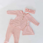 Emerson Top and Bottom Set | Pink Milk & Baby