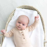 Emerson Knotted Baby Gown Set |Sand | Milk & Baby