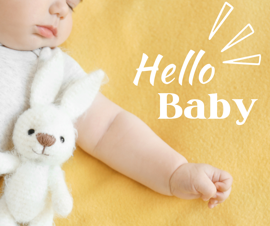 Hello Baby welcome banner
