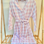 Sunday Picnic Pink Blush | Mommy Robe | Milk & Baby