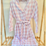 Sunday Picnic Pink Blush | Mommy Robe | Milk & Baby