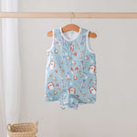Let's Play Ball Organic Muslin Shortall | Milk & Baby