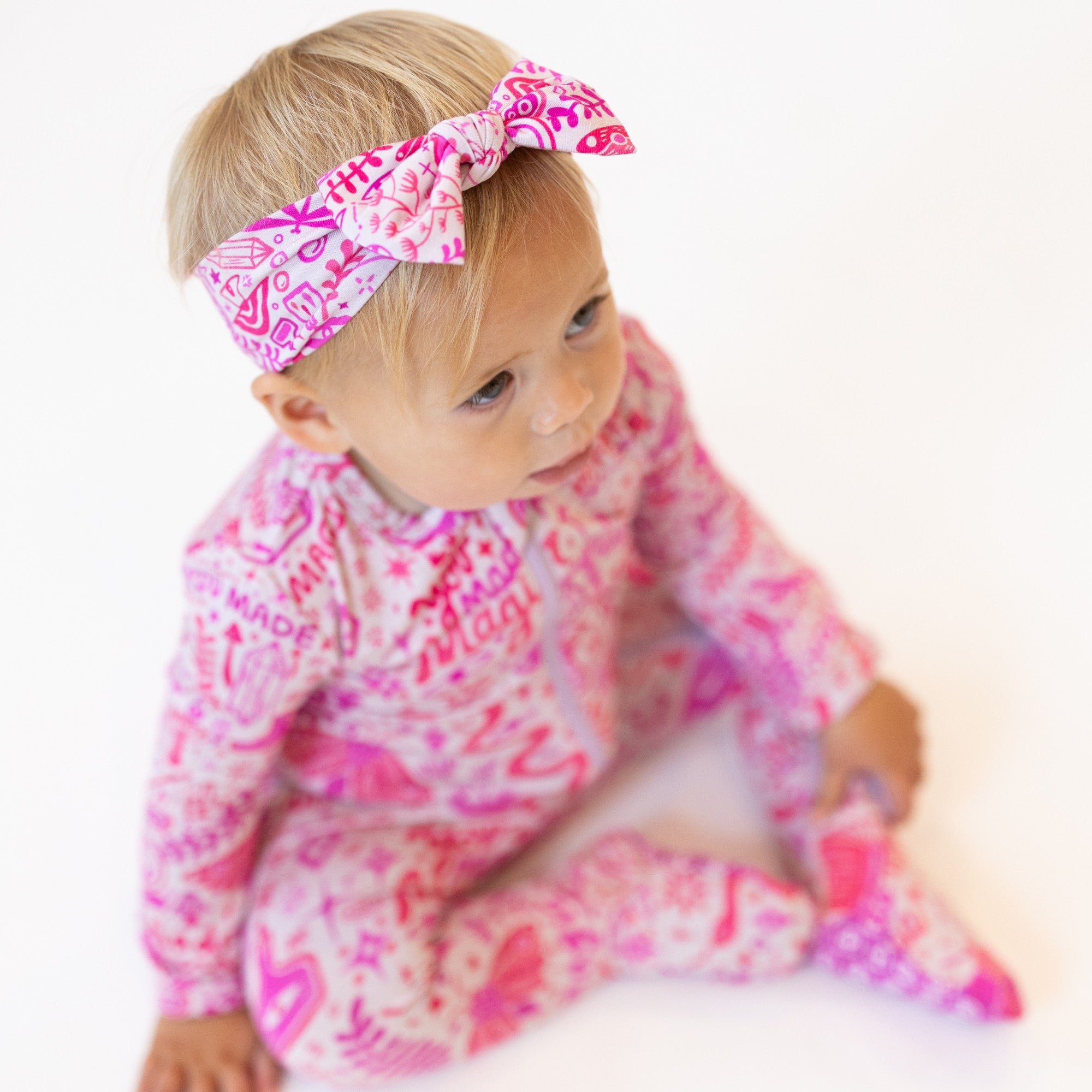 Mystic Mama (Pink) | The SoftKnot Bow = | Milk & Baby