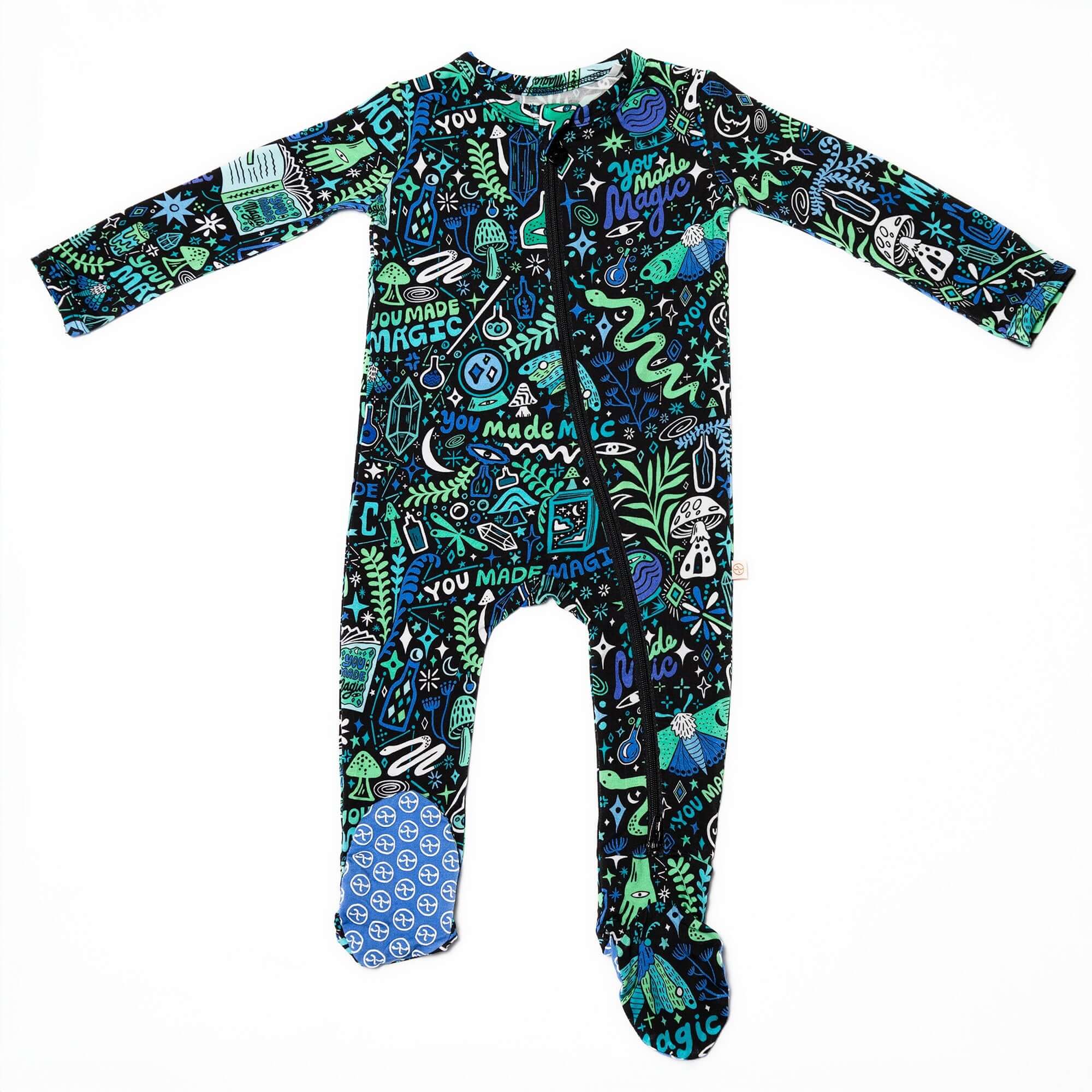 Mystic Mama (Blue) | The Second-Skin Footie | Milk & Baby