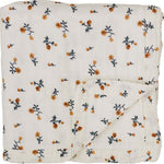 Cream Floral Muslin Quilt | Milk & Baby
