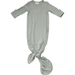 Sage Bamboo Knotted Gown | Milk & Baby