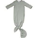Sage Bamboo Knotted Gown | Milk & Baby