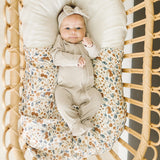 Oatmeal Bamboo Footed Zipper
