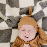 Mustard Bamboo Newborn Knot Hat Milk & Baby
