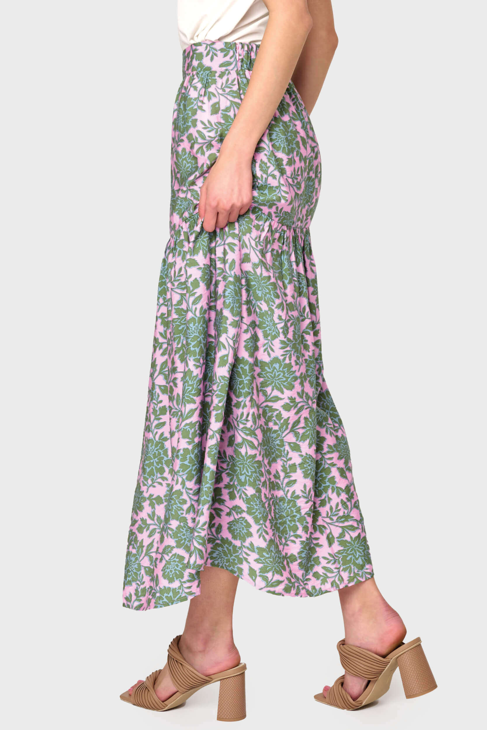 Playa Tiered Maxi Skirt | Milk & Baby
