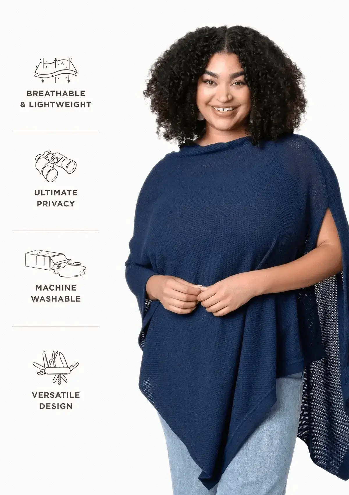 Navy Cocoon+ | Milk & Baby