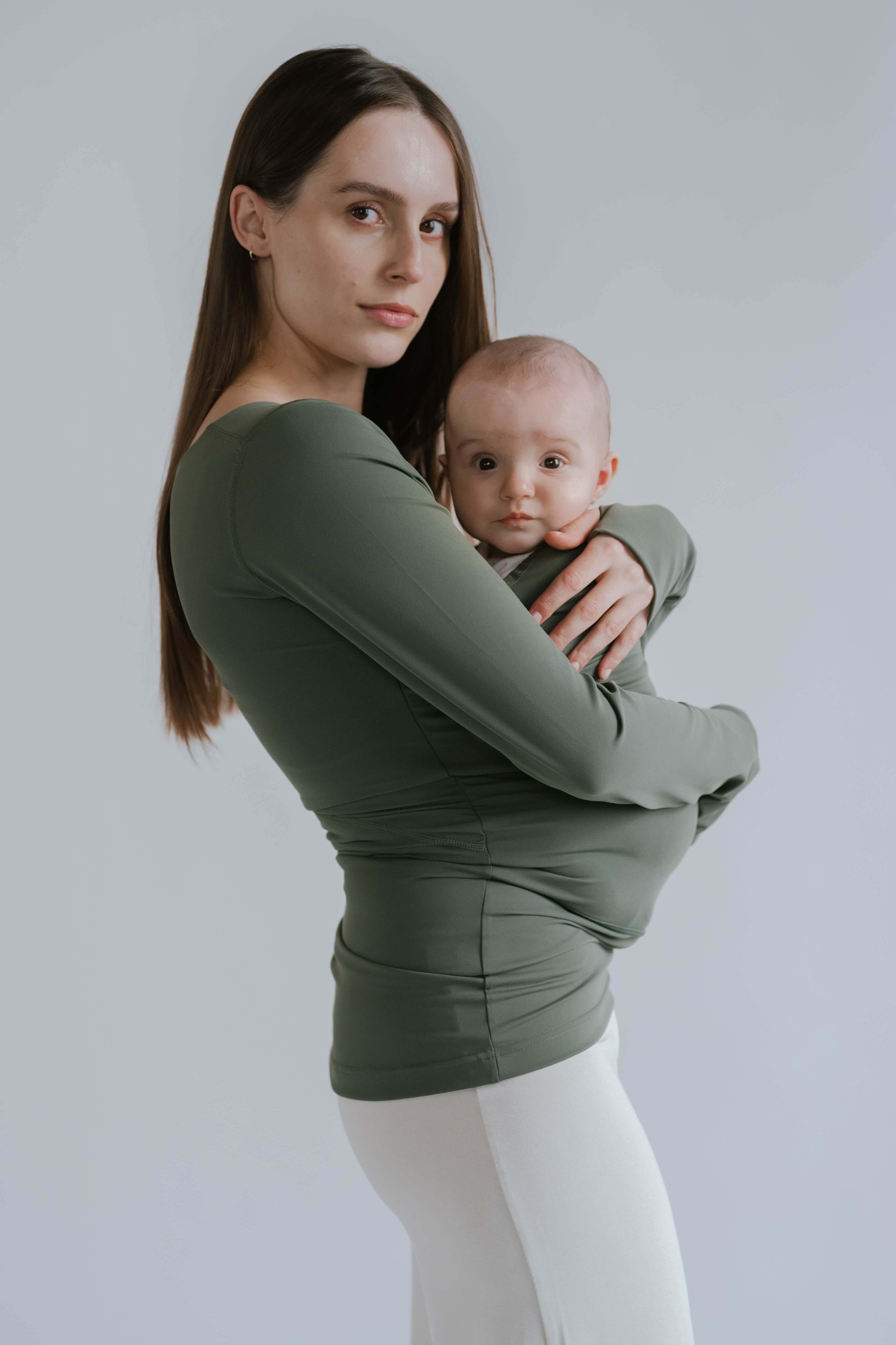 Soothe Shirt | Long Sleeve | Fern | Milk & Baby
