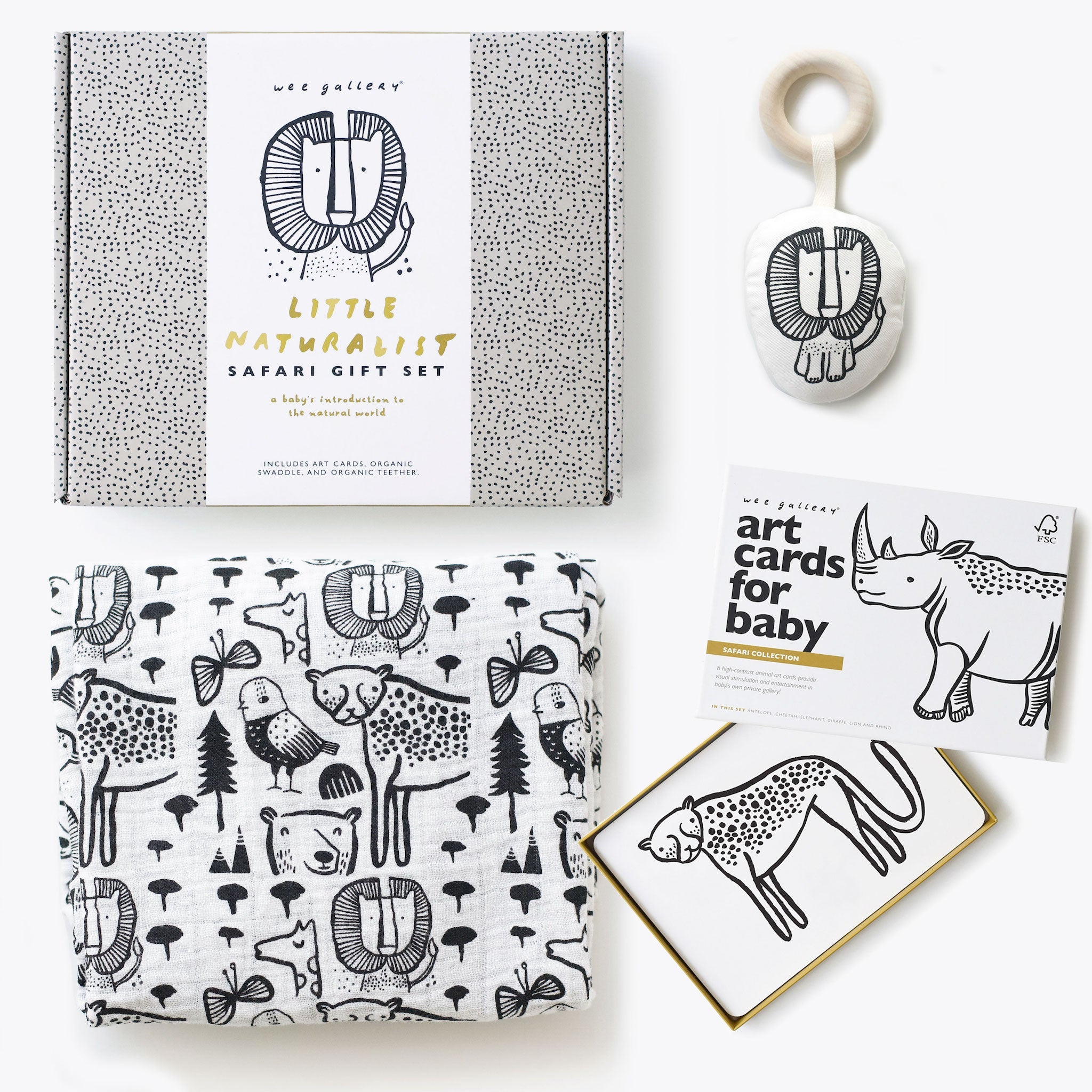 Newborn Baby Gift Set - Safari | Milk & Baby