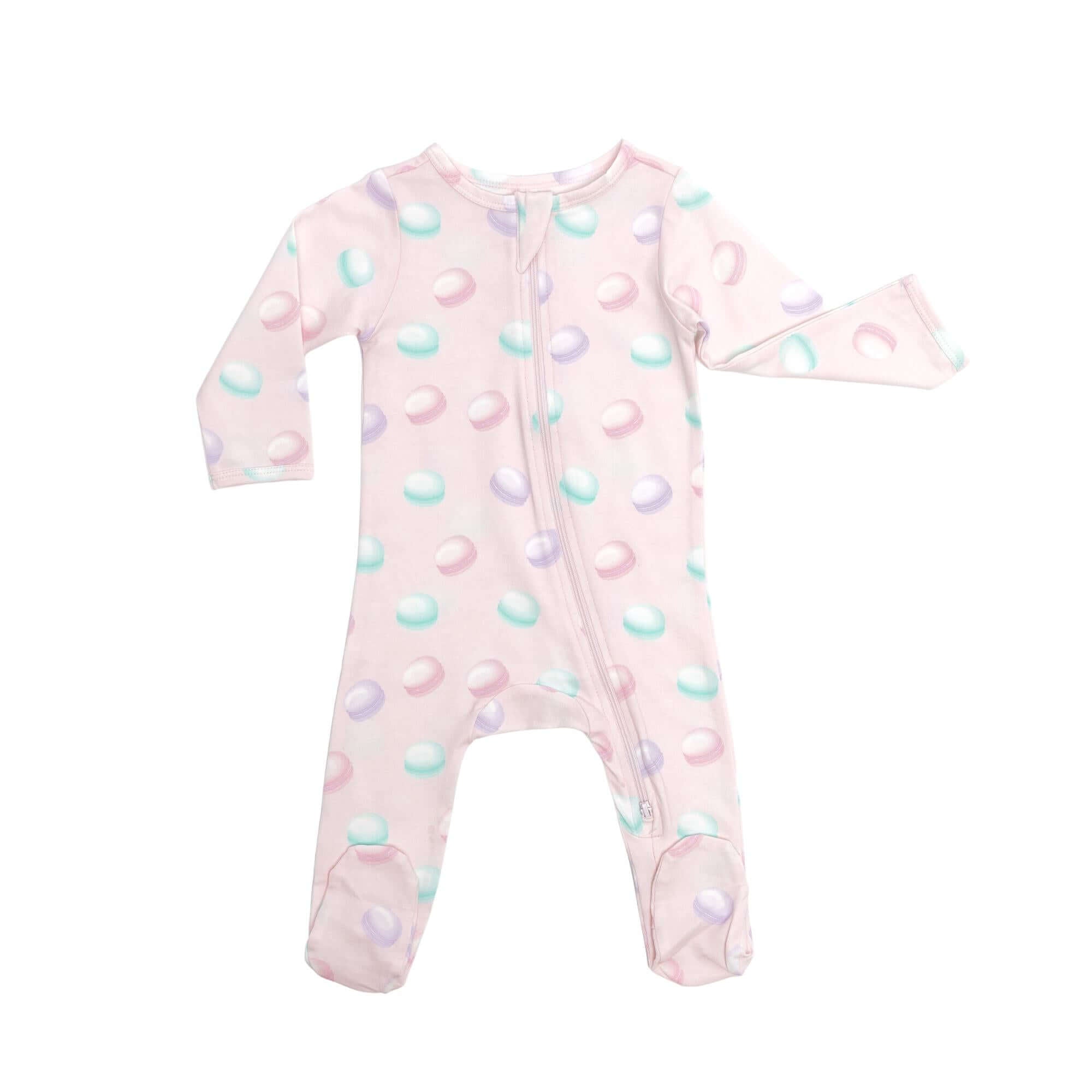 Macarons | Organic Footie | Milk & Baby