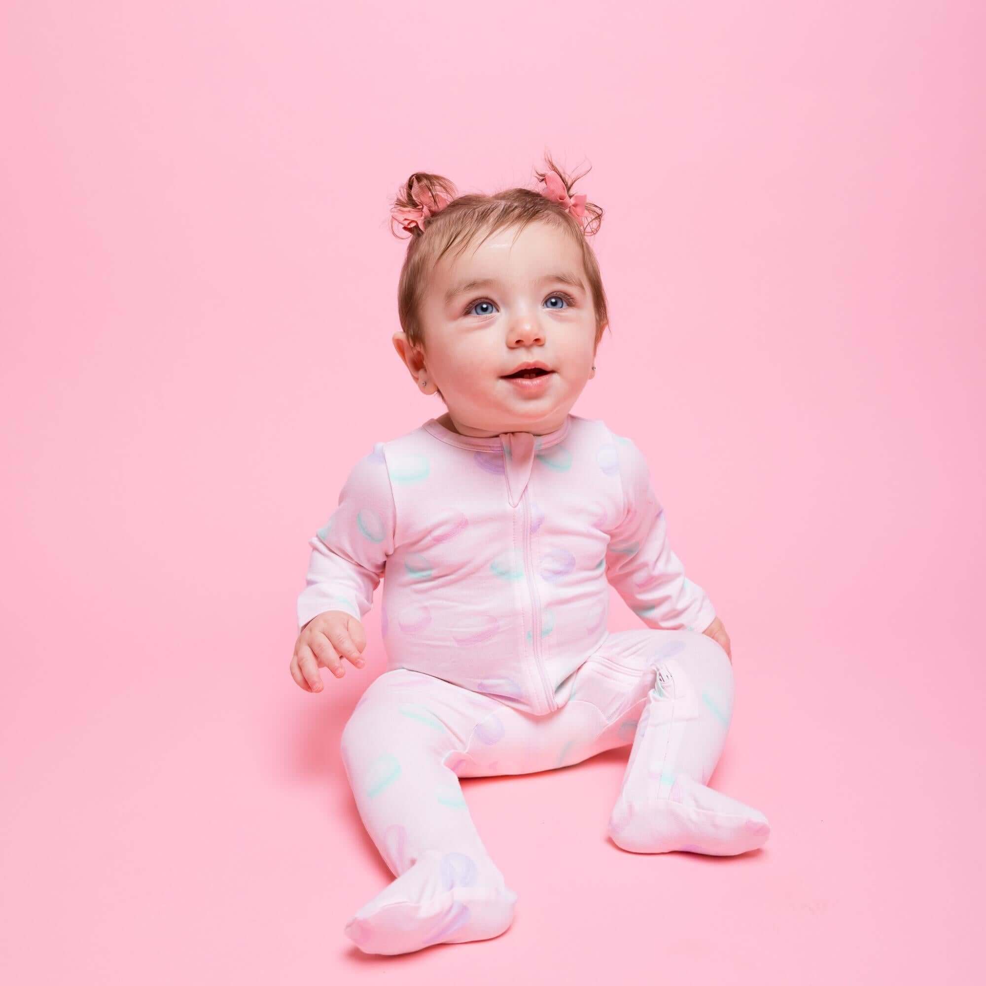 Macarons | Organic Footie | Milk & Baby