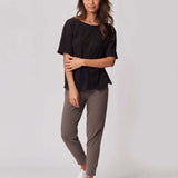 Everywhere Nursing & Maternity V-Neck Tee | Black | Milk & Baby