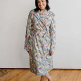 Organic Cotton Women’s Lounge Robe in Whimsy | Milk & Baby
