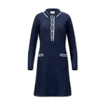 Tipped Button Front Sweater Dress | Milk & Baby