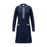 Tipped Button Front Sweater Dress | Milk & Baby