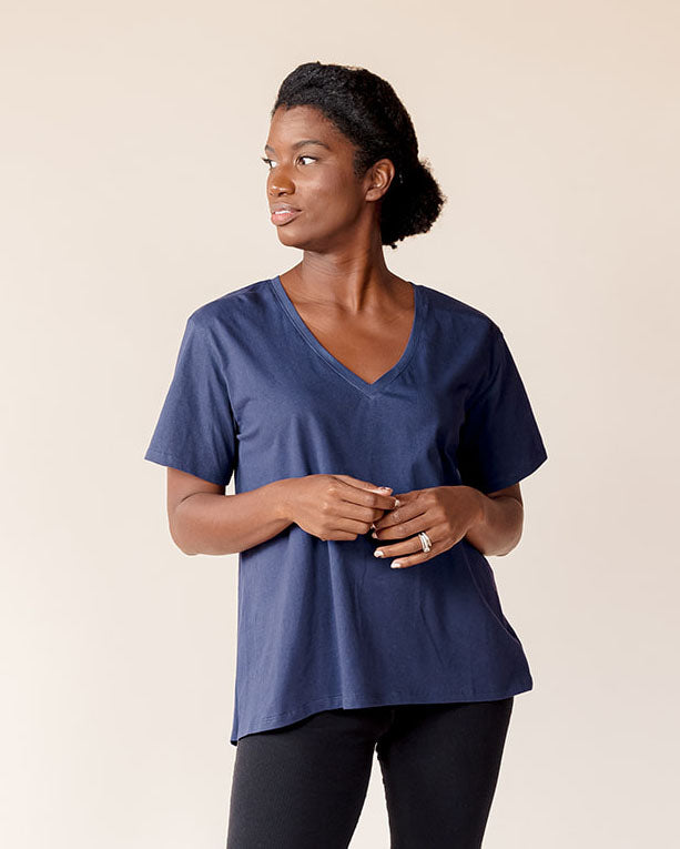 Everywhere Nursing & Maternity V-Neck Tee | The Bolds | Milk & Baby