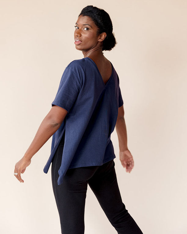 Everywhere Nursing & Maternity V-Neck Tee | The Bolds | Milk & Baby