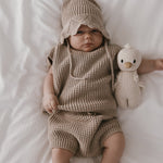 Luna + Luca Summer Tank Set - Heather Beige | Milk & Baby