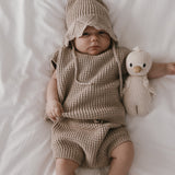 Luna + Luca Summer Tank Set - Heather Beige | Milk & Baby