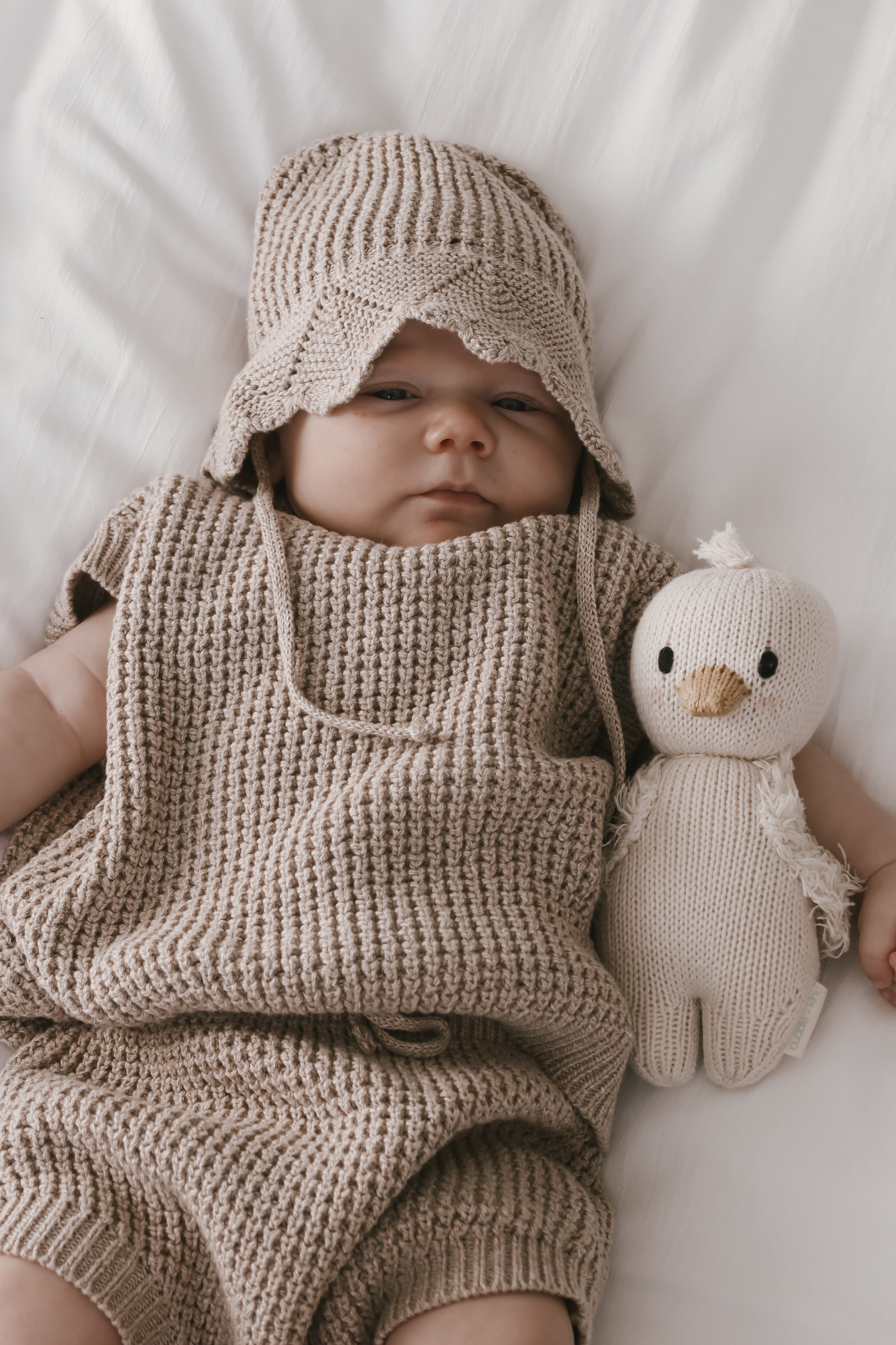 Luna + Luca Summer Tank Set - Heather Beige | Milk & Baby