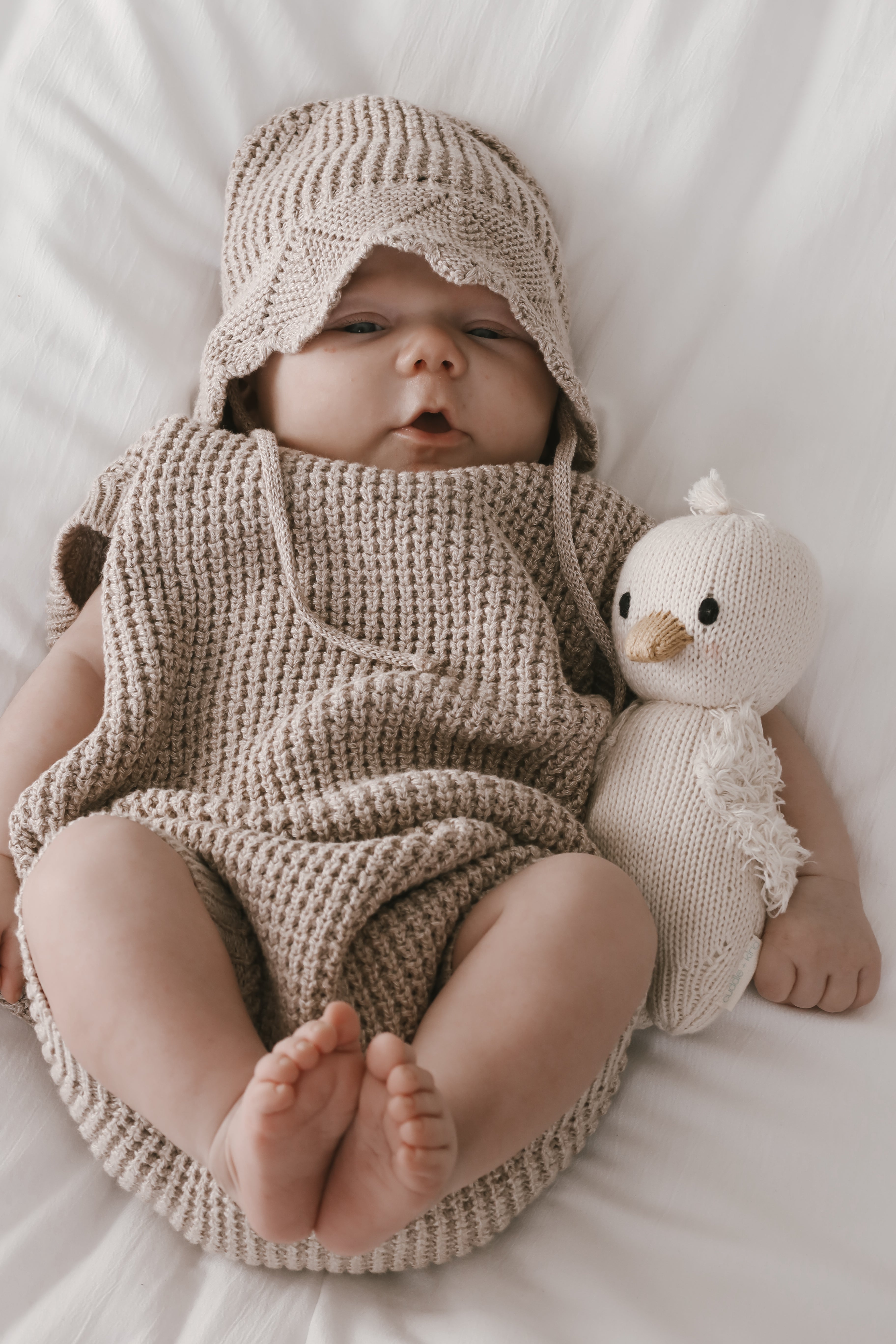 Luna + Luca Summer Tank Set - Heather Beige | Milk & Baby