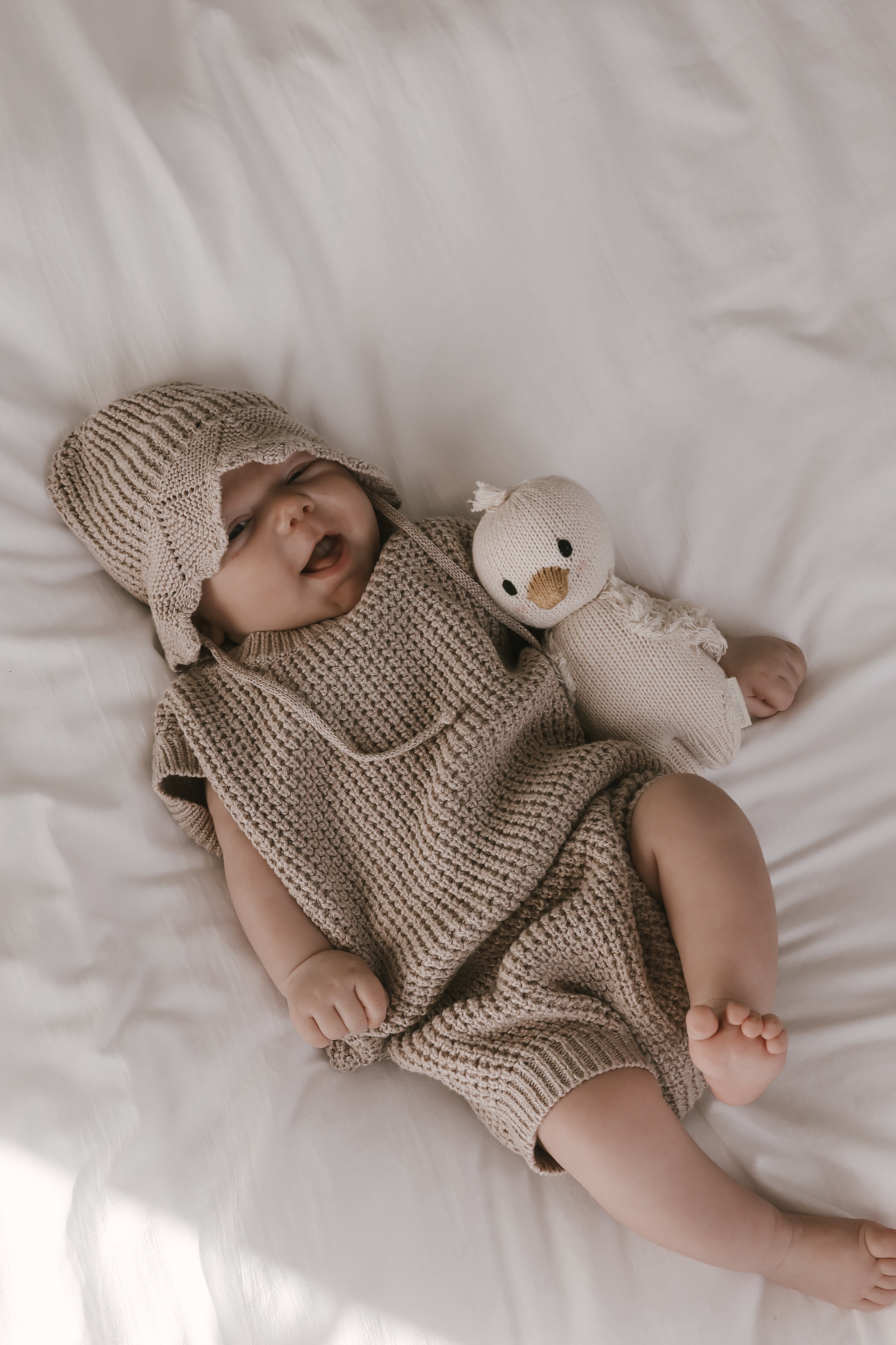 Luna + Luca Summer Tank Set - Heather Beige | Milk & Baby