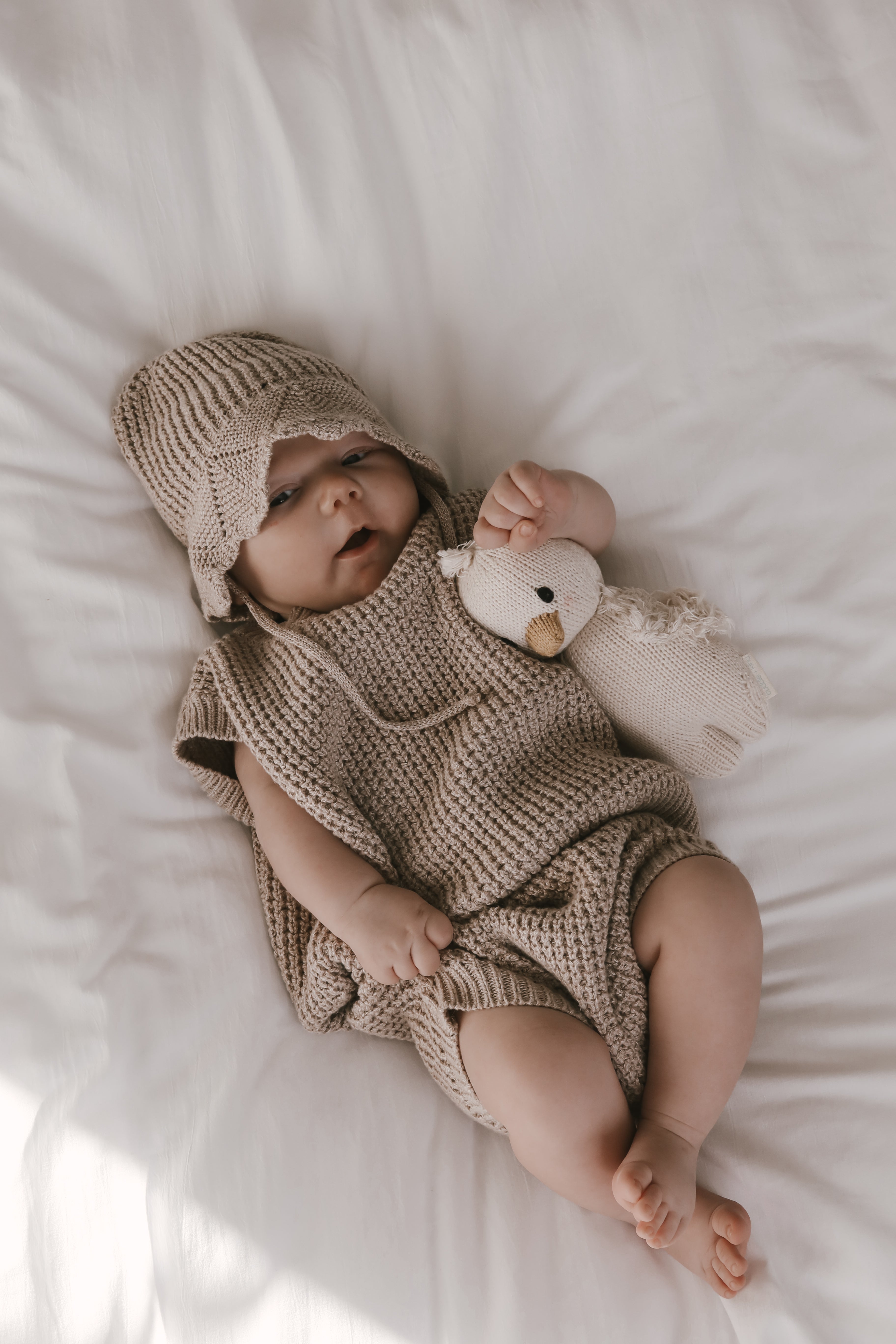 Luna + Luca Summer Tank Set - Heather Beige | Milk & Baby