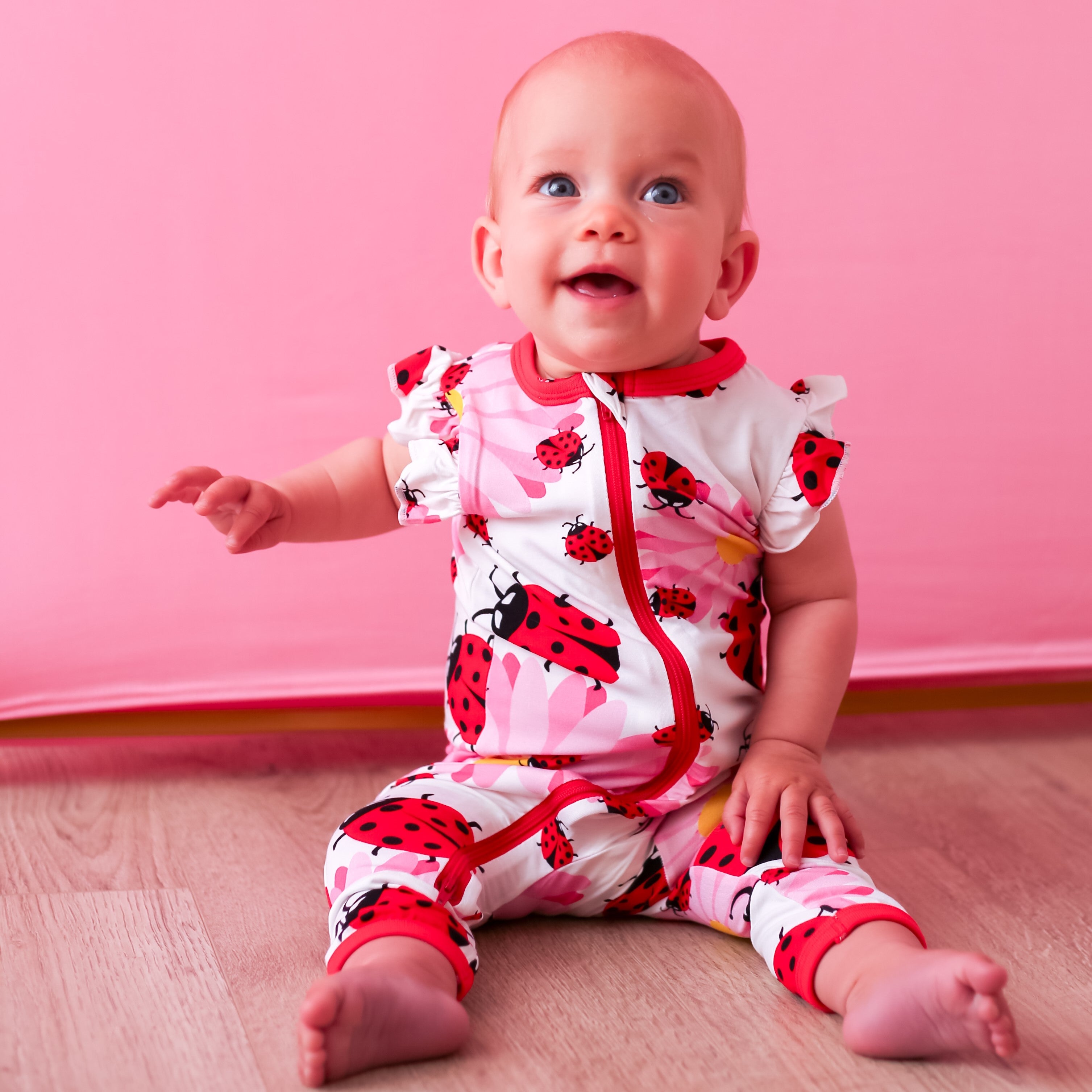 Ladybug Romper | Milk & Baby