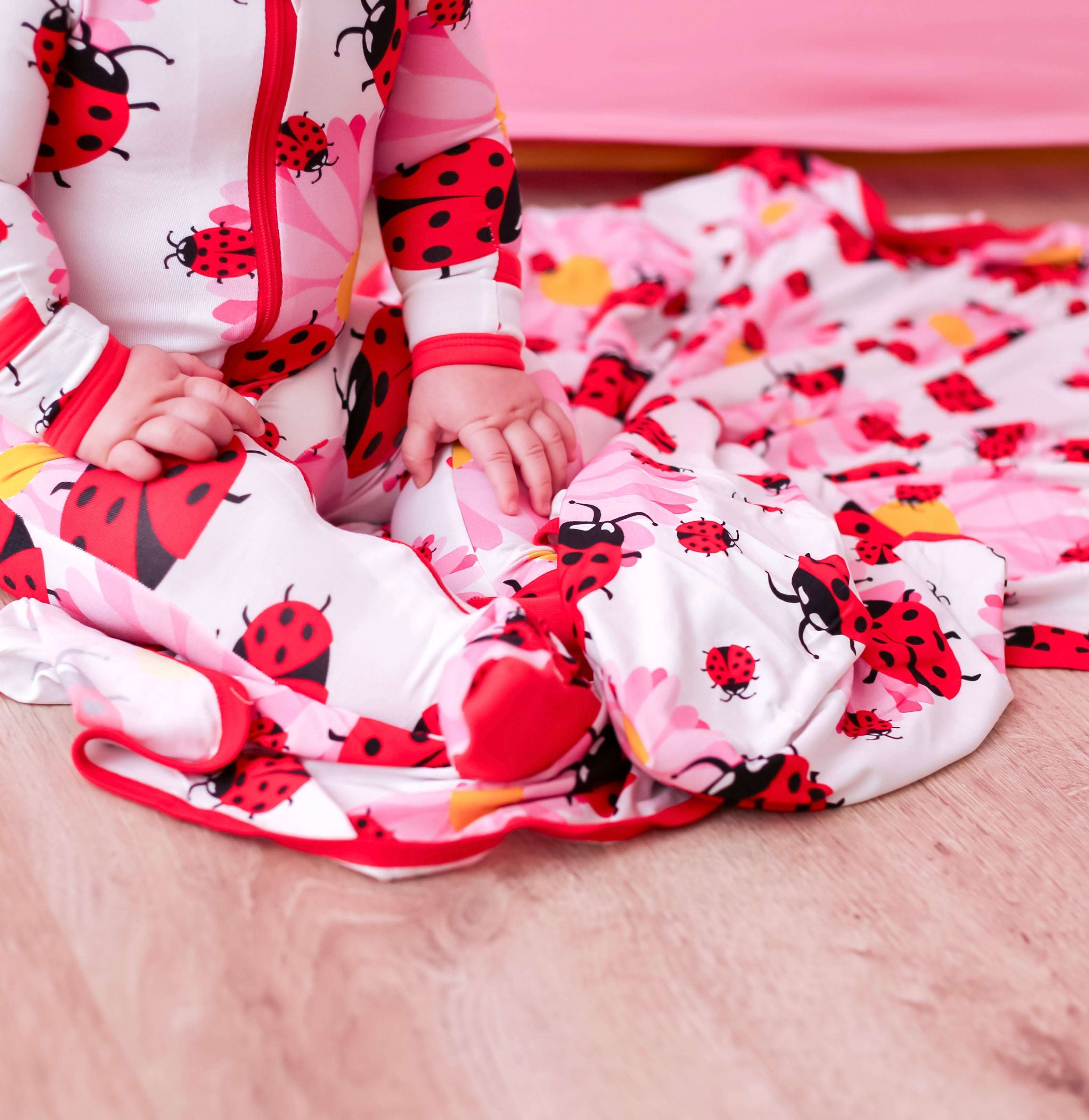 Ladybug Footie | Milk & Baby