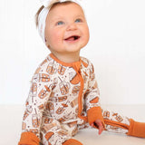 Rise and Grind Dream Baby Romper Milk & Baby