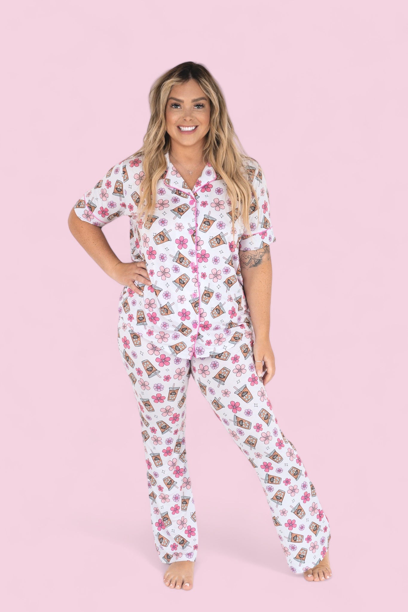 A Cup Of Dreams Women's Relaxed Flare Dream Set | Milk & Baby