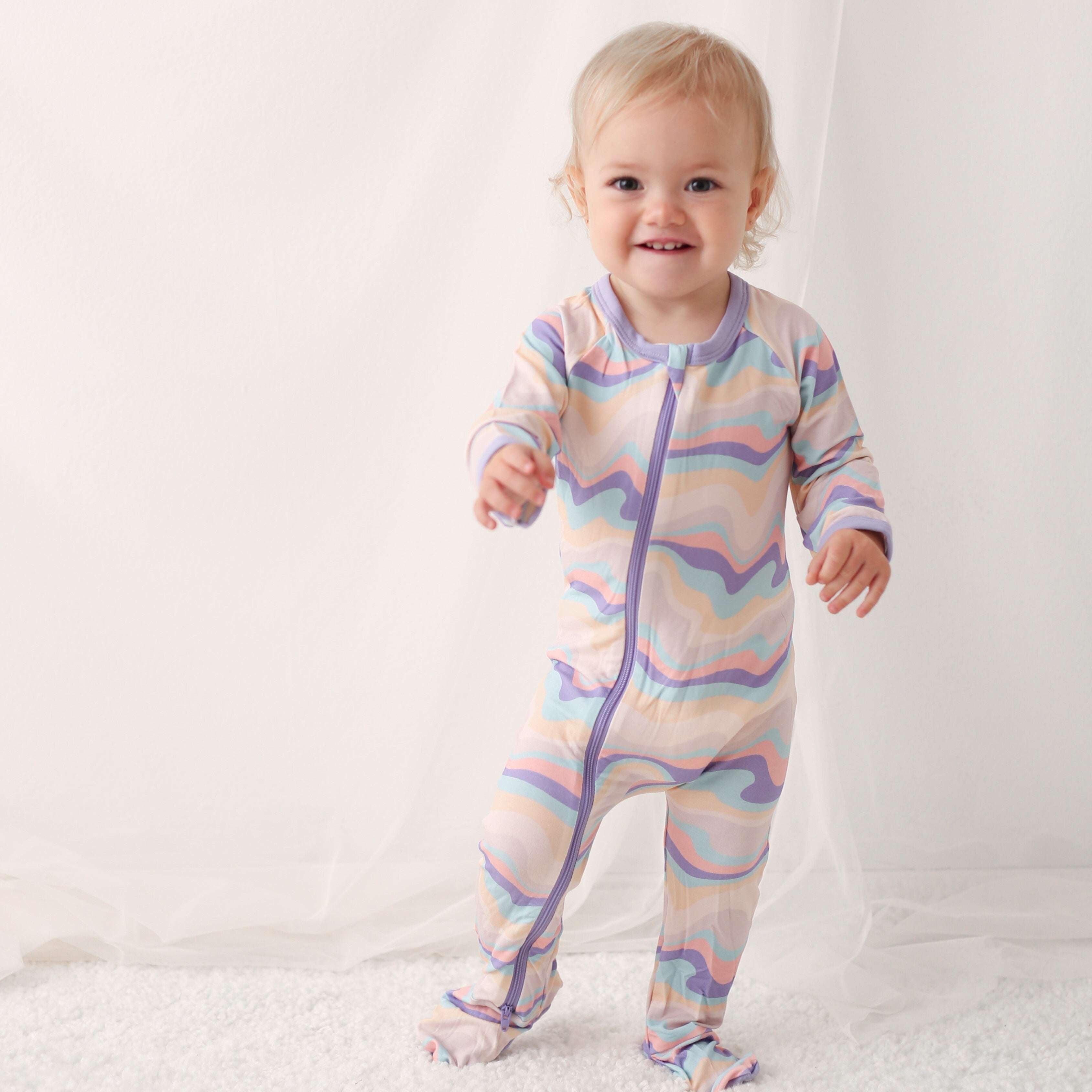 Swirls Footie | Milk & Baby
