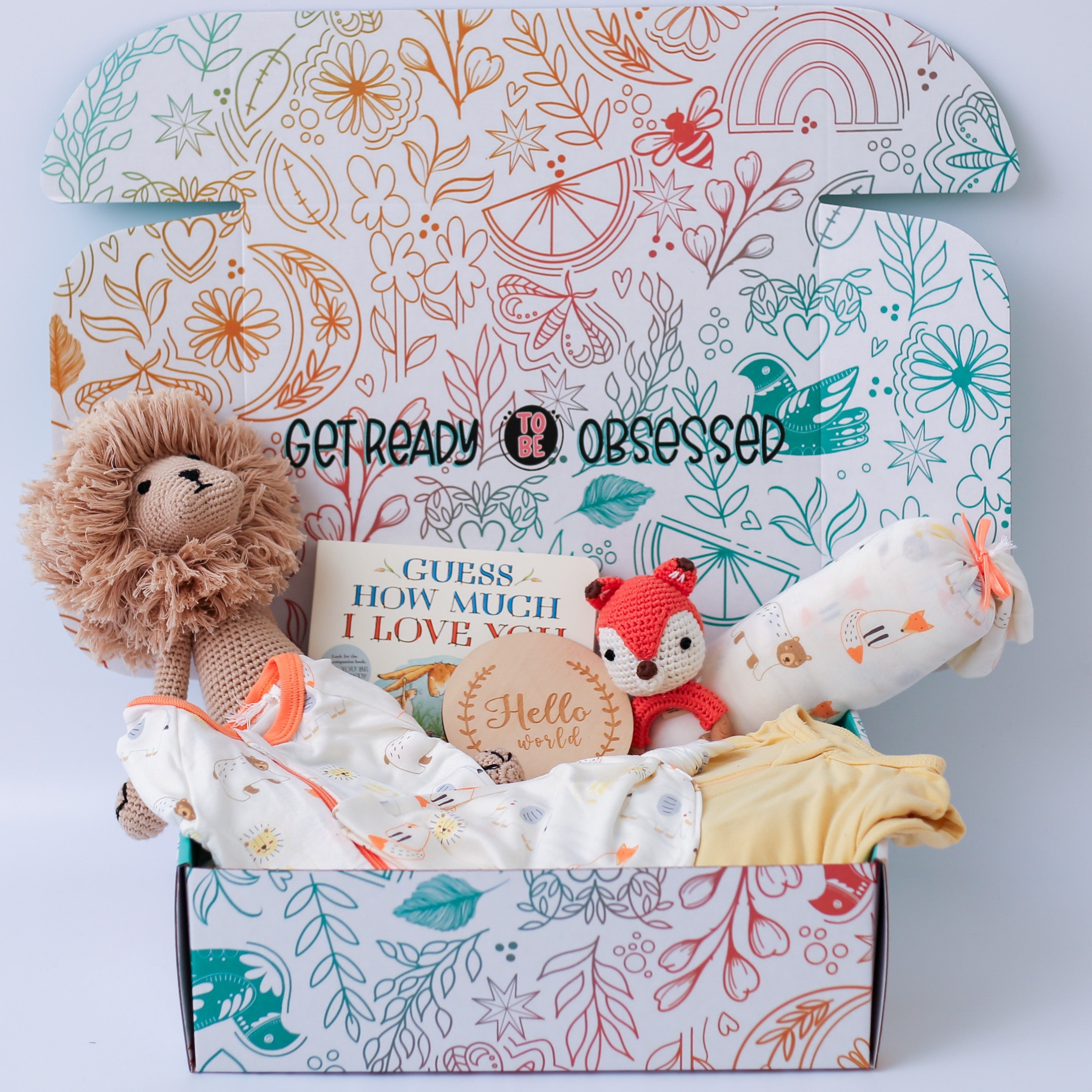 Woodland Animals Gift Box | Milk & Baby