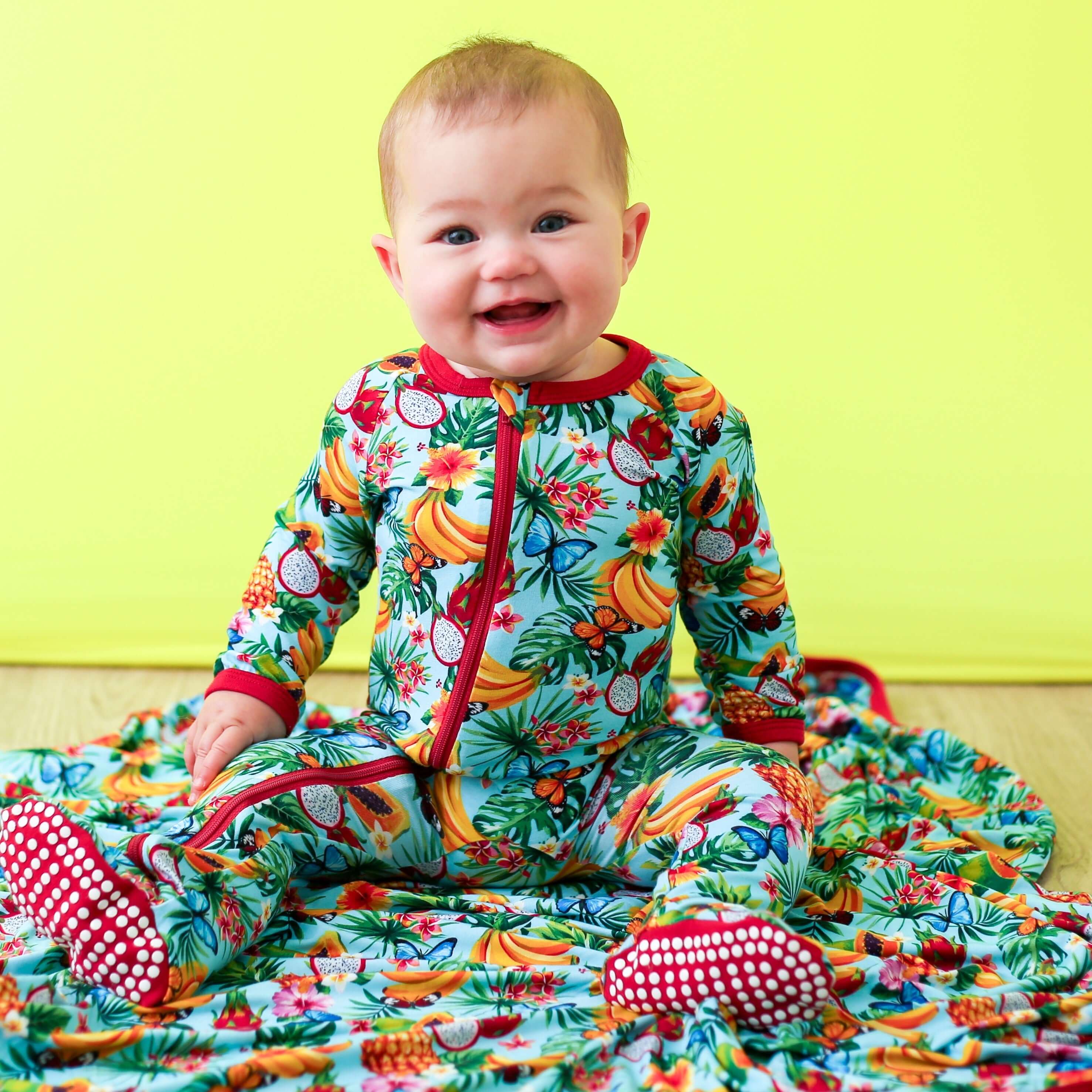 Tropical Fruit Footie | Milk & Baby