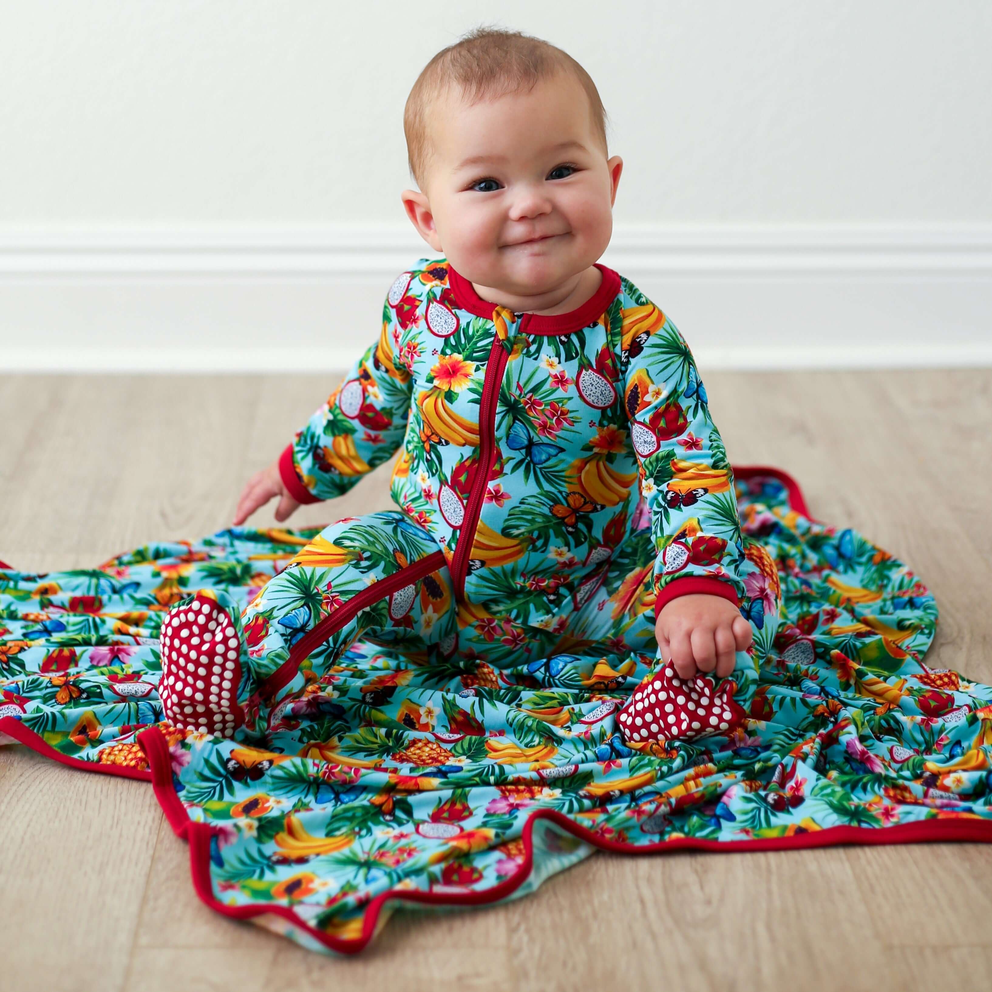 Tropical Fruit Footie | Milk & Baby