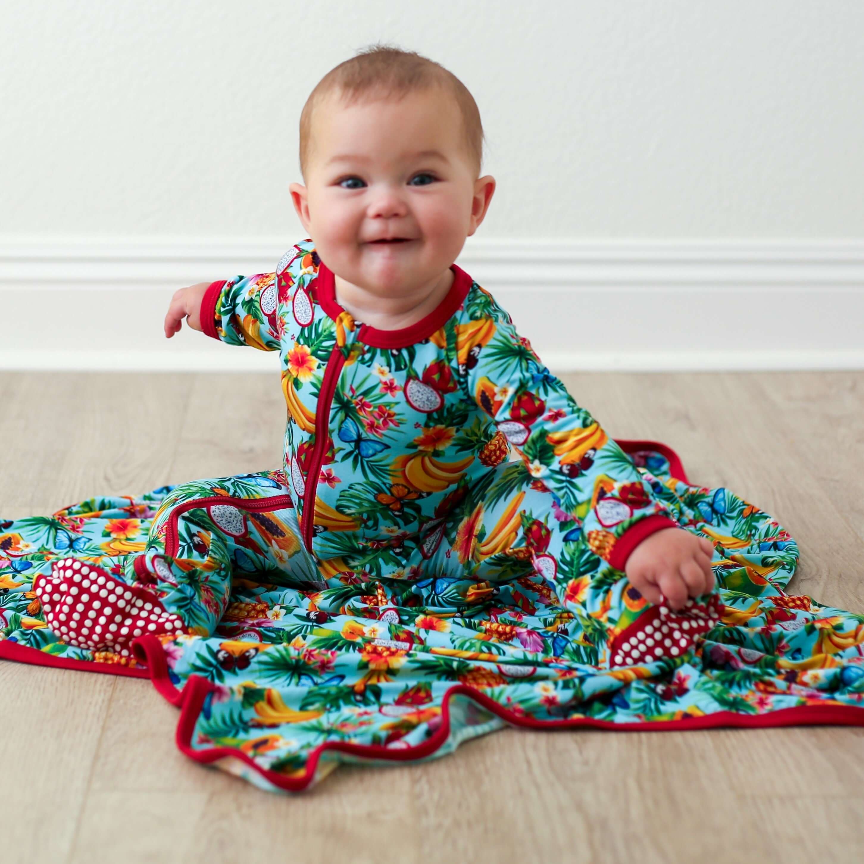 Tropical Fruit Footie | Milk & Baby