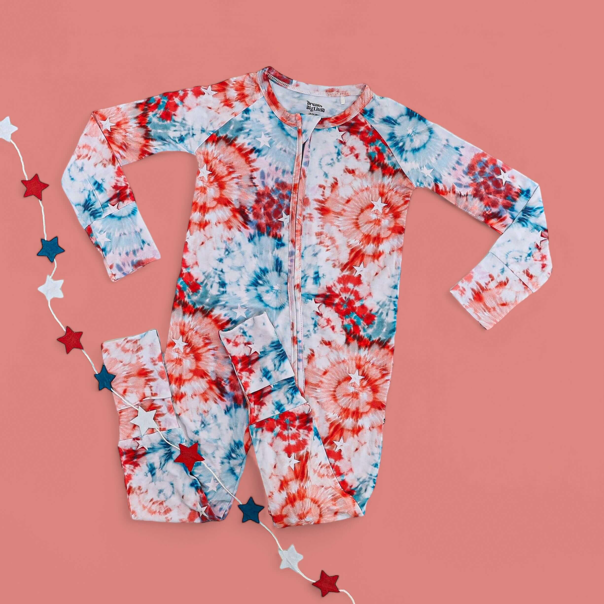 Starry Tie Dye Dream Romper | Milk & Baby