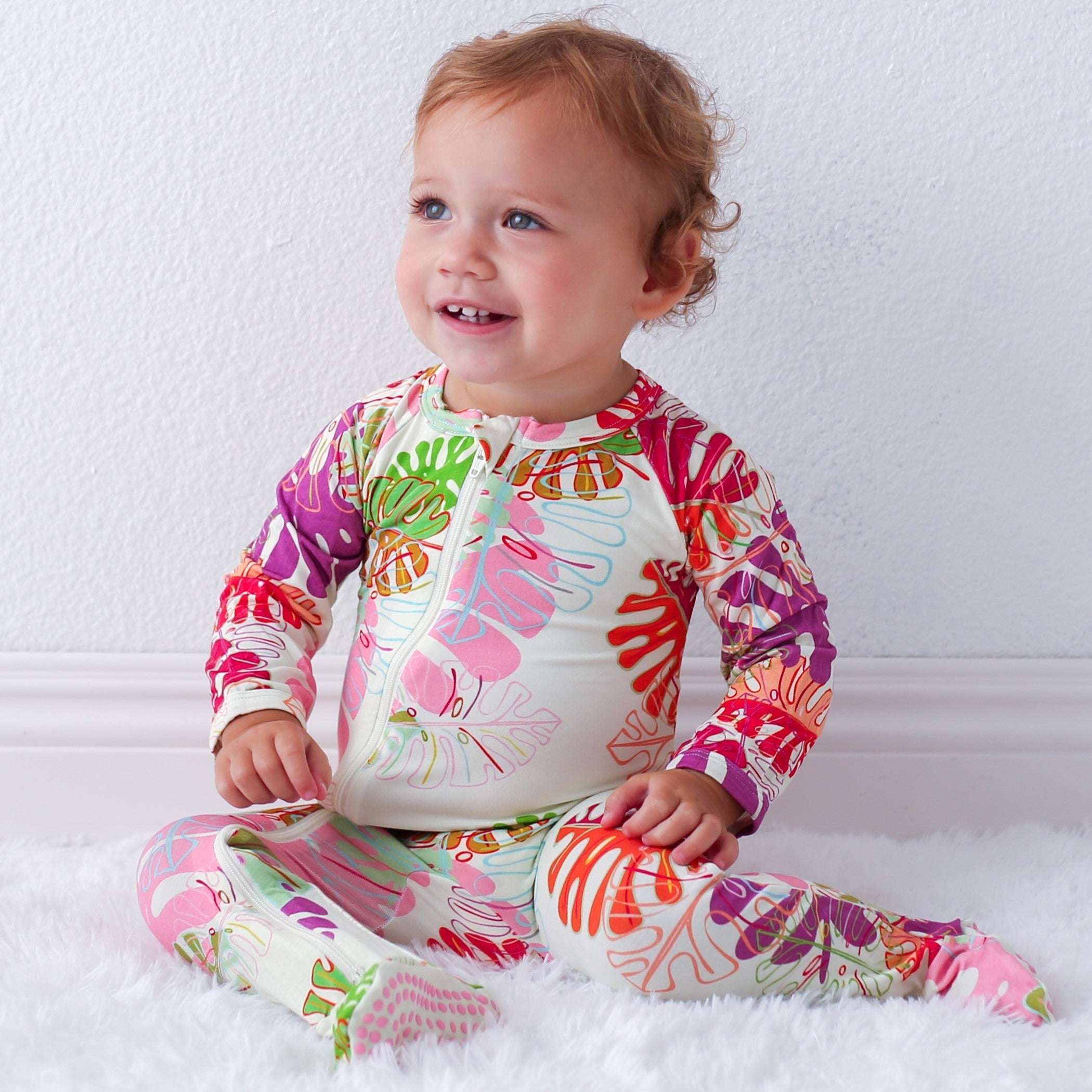Botanical Bliss Footie | Milk & Baby