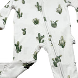 Cactus | Bamboo Zip Romper