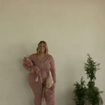 Women's Bamboo Pajamas | Red Gingham | Milk & Baby