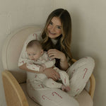 Bamboo Zip Pajamas | Candy Cane | Milk & Baby