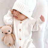 Essential Knit Jumpsuit | White