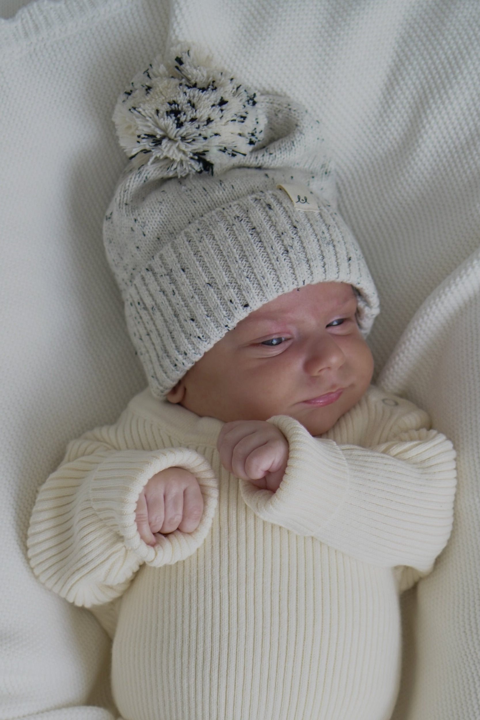 Luna + Luca Baby Rib Bodysuit | Cream | Milk & Baby