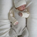 Luna + Luca Natural Knit Overalls | Milk & Baby