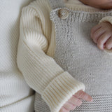 Luna + Luca Baby Rib Bodysuit | Cream | Milk & Baby
