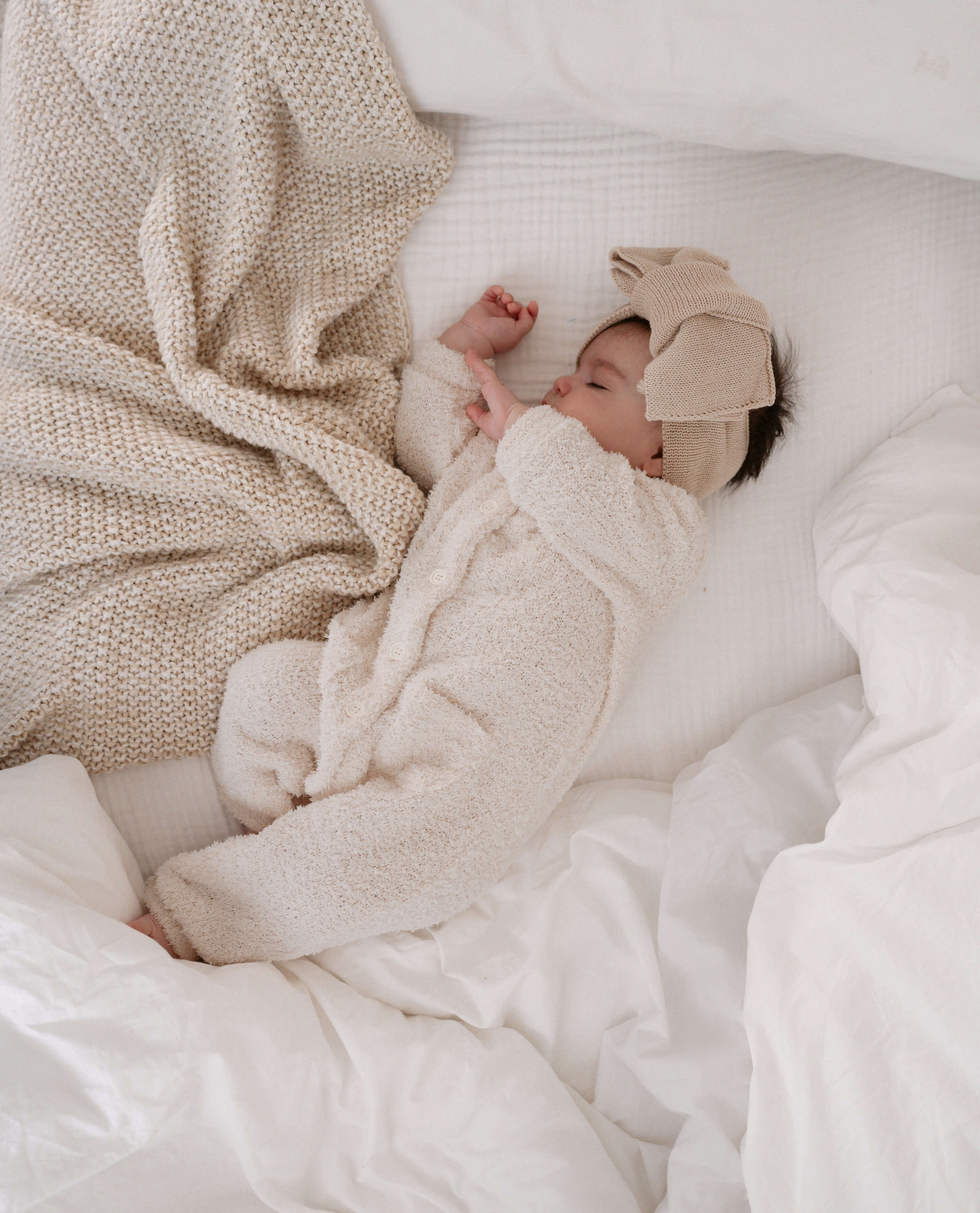 Luna + Luca Cozy Teddy Pocket Jumpsuit | Milk & Baby